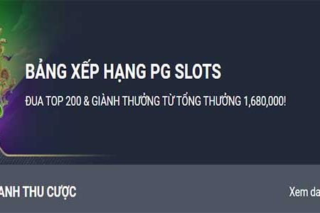 Đua top 200 tại PG Slots – Nhận tổng thưởng lên đến 1,680,000 VND